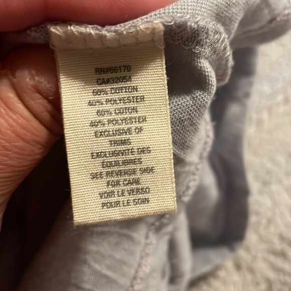 Urban Outfitters Blue/Gray Ruffle Blouse Sz XS - Picture 5 of 5